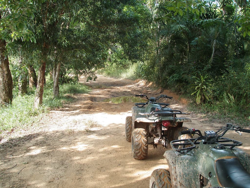 ATV ride on a jungle track in Phuket