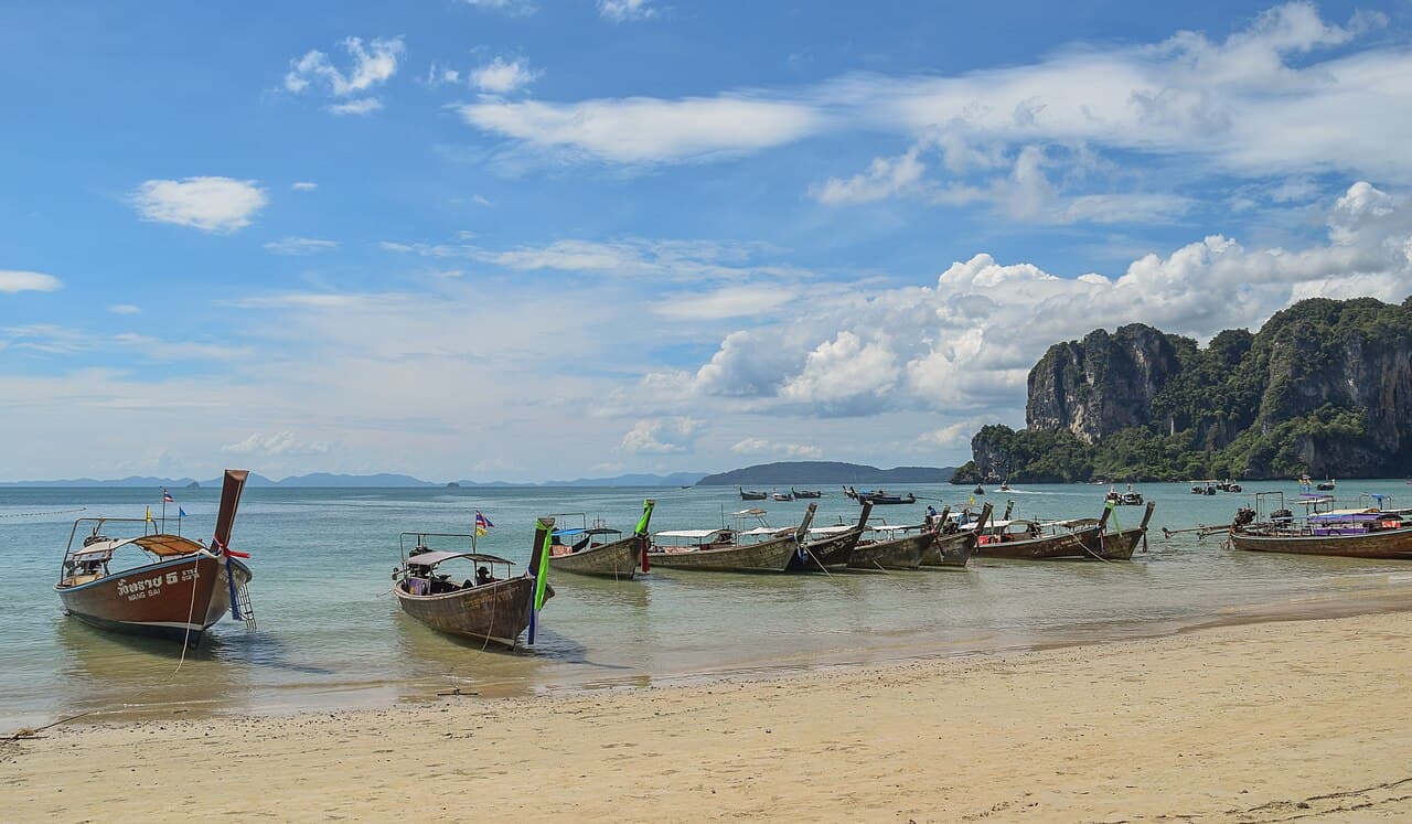 Rock climbing at Railay